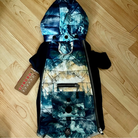 Beautiful Multi Colored Winter Light Up Dog Coat NWT - Picture 6 of 14